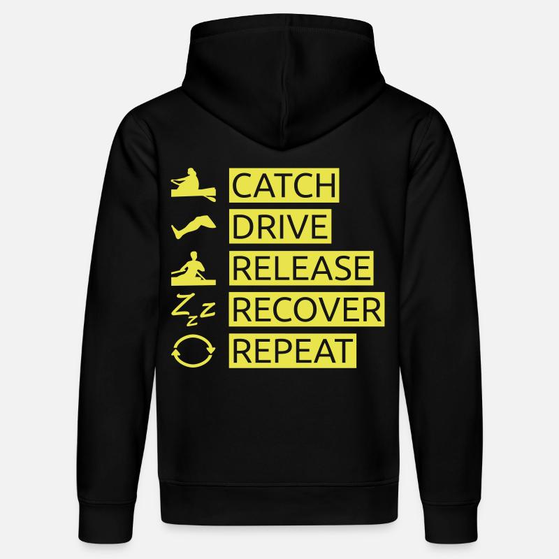 Der Ruderschlag | Rowing - Stanley/Stella Unisex Bio-Hoodie DRUMMER  - Schwarz