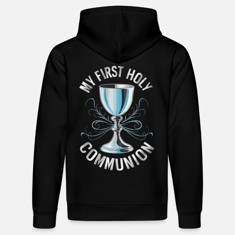 Mon calice de première communion - Sweat à capuche bio DRUMMER Stanley/Stella Unisexe - noir