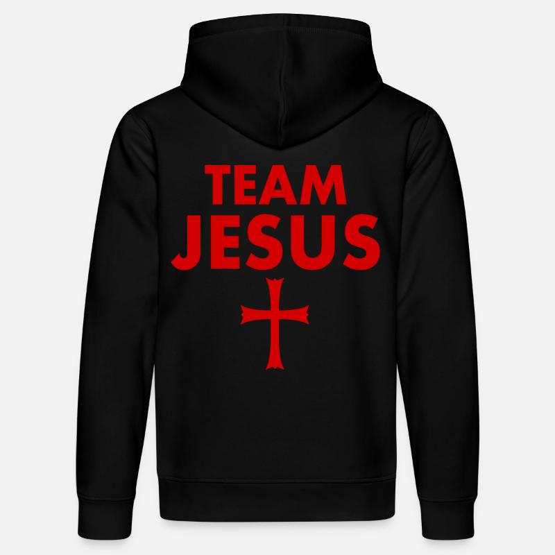Croix de Jésus de l’équipe - Sweat à capuche bio DRUMMER Stanley/Stella Unisexe - noir