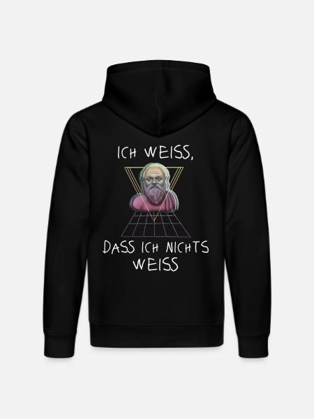 Socrates Greek Philosopher - Stanley/Stella DRUMMER Unisex Organic Hoodie - black