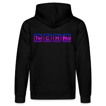Techno Raver Party Musique - Sweat à capuche bio DRUMMER Stanley/Stella Unisexe - noir - Dos - Marisol (170cm)