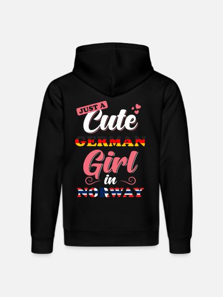 Germany Norway Saying - Stanley/Stella DRUMMER Unisex Organic Hoodie - black