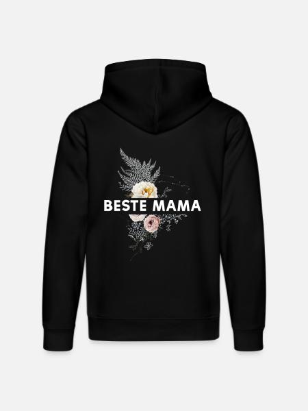 Beste Mama - Stanley/Stella Unisex Bio-Hoodie DRUMMER  - Schwarz