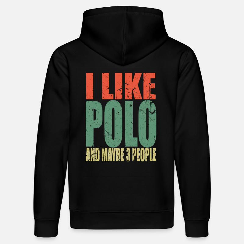 Polo disant drôle - Sweat à capuche bio DRUMMER Stanley/Stella Unisexe - noir