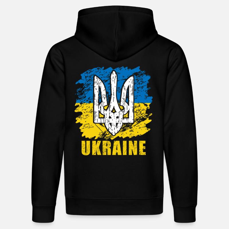 Ukraine - Sweat à capuche bio DRUMMER Stanley/Stella Unisexe - noir