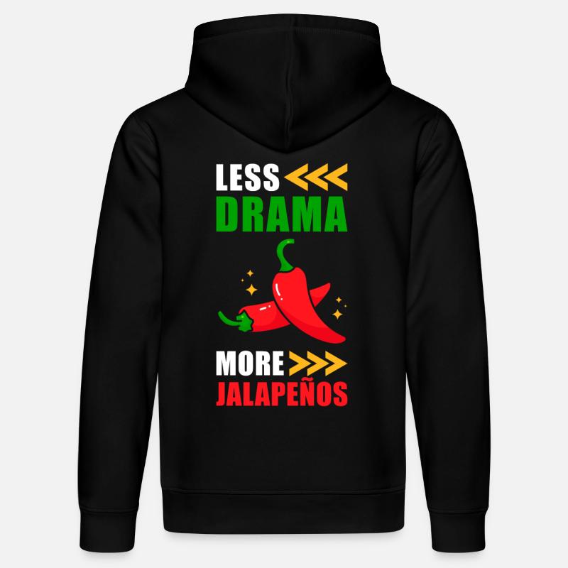 Jalapenos - Sweat à capuche bio DRUMMER Stanley/Stella Unisexe - noir