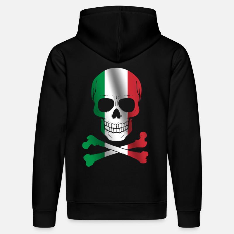 Italien Flagge - Stanley/Stella Unisex Bio-Hoodie DRUMMER - Schwarz