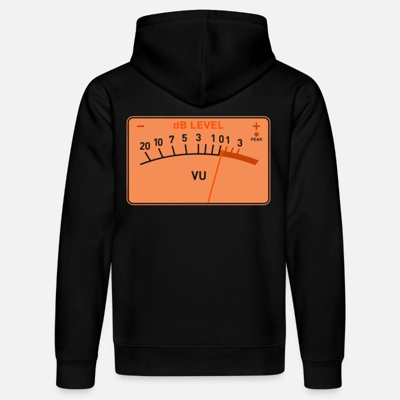 Compteur de volume - Sweat à capuche bio DRUMMER Stanley/Stella Unisexe - noir