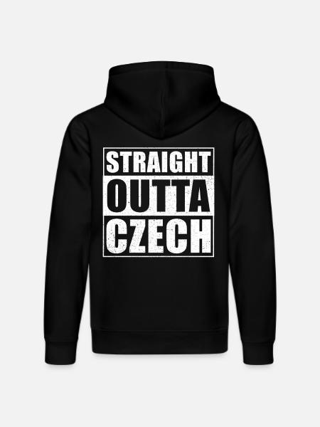 Straight outta Tschechien - Stanley/Stella Unisex Bio-Hoodie DRUMMER - Schwarz