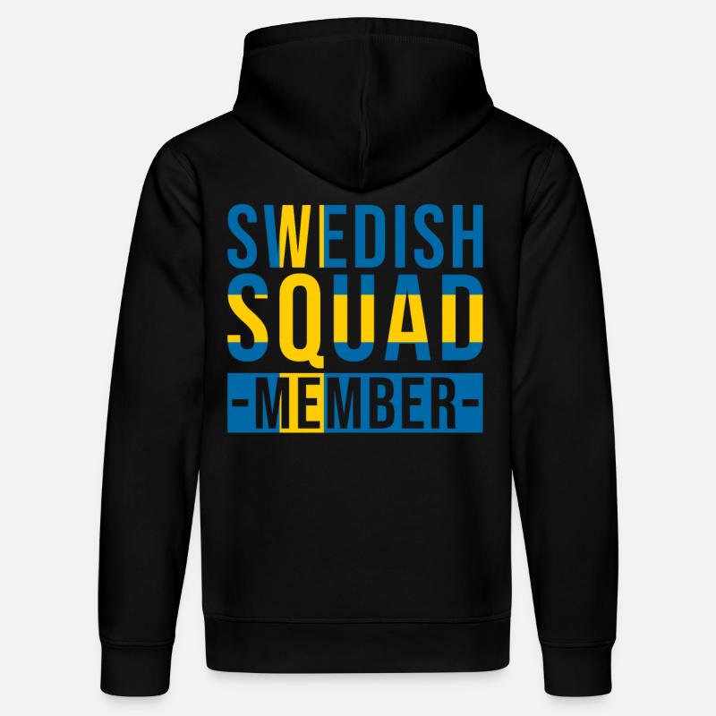 Membre de l’équipe suédoise - Sweat à capuche bio DRUMMER Stanley/Stella Unisexe - noir