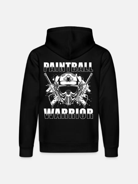 Paintball Warrior - Stanley/Stella DRUMMER Unisex Organic Hoodie - black