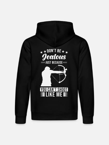 Archery Archer - Stanley/Stella DRUMMER Unisex Organic Hoodie - black
