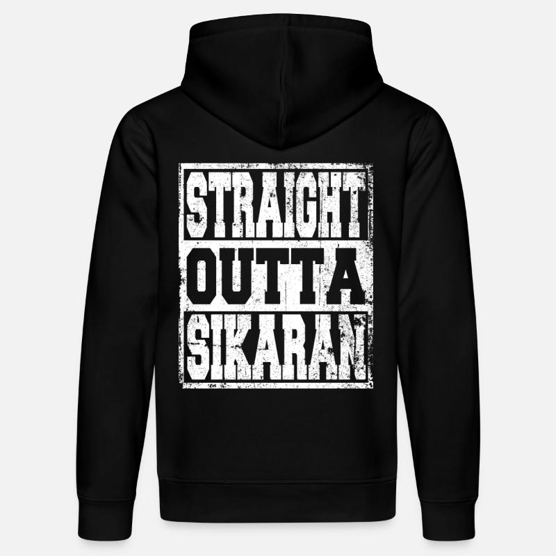 Sikaran Spruch lustig - Stanley/Stella Unisex Bio-Hoodie DRUMMER - Schwarz