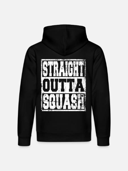 Squash saying funny - Stanley/Stella DRUMMER Unisex Organic Hoodie - black