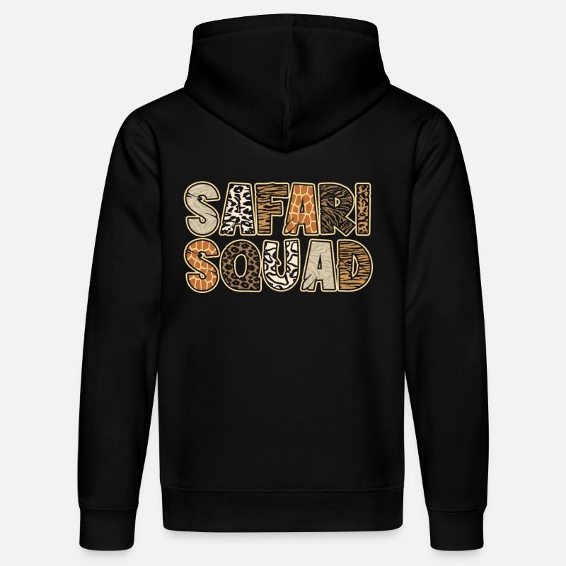 Safari Squad - Sweat à capuche bio DRUMMER Stanley/Stella Unisexe - noir