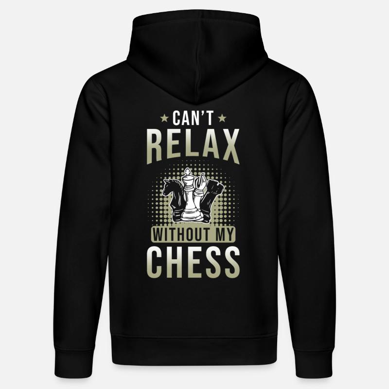 Schach Geschenk - Stanley/Stella Unisex Bio-Hoodie DRUMMER  - Schwarz