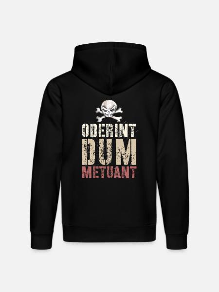 Oderent dum Metuant - Sweat à capuche bio DRUMMER Stanley/Stella Unisexe - noir