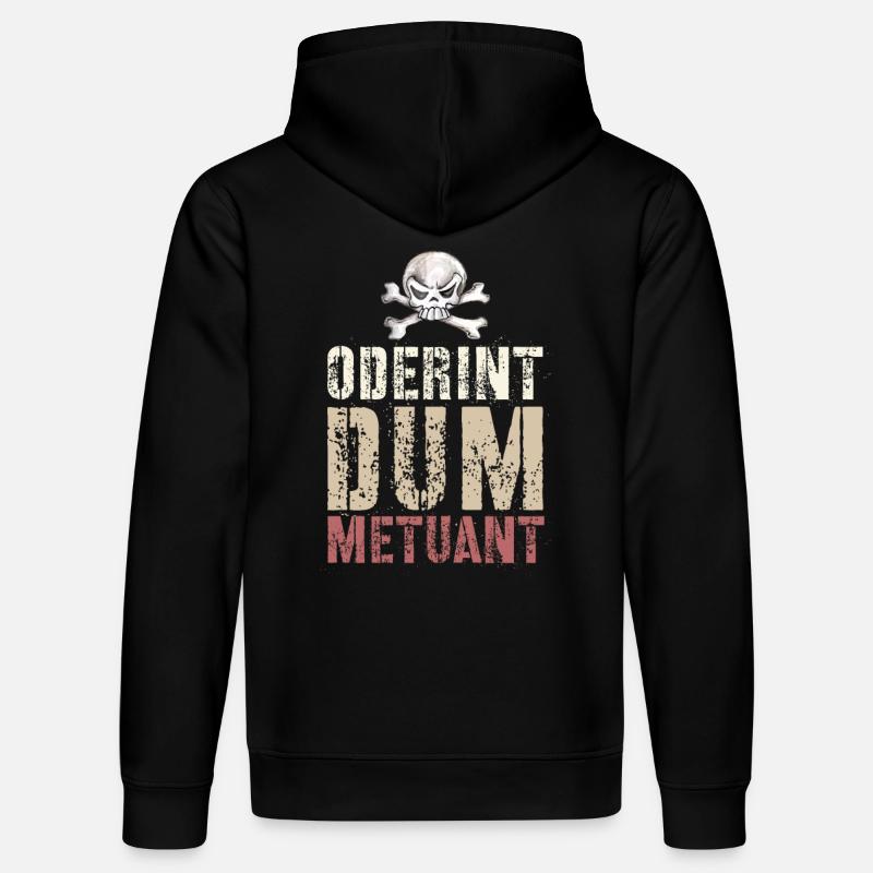 Oderent dum Metuant - Sweat à capuche bio DRUMMER Stanley/Stella Unisexe - noir