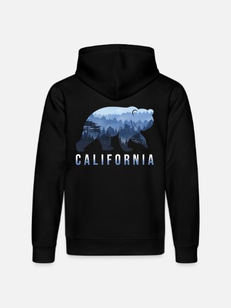 California - Stanley/Stella DRUMMER Unisex Organic Hoodie - black