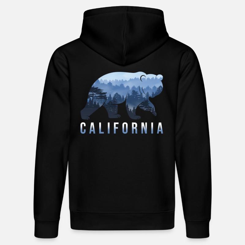 Californie - Sweat à capuche bio DRUMMER Stanley/Stella Unisexe - noir
