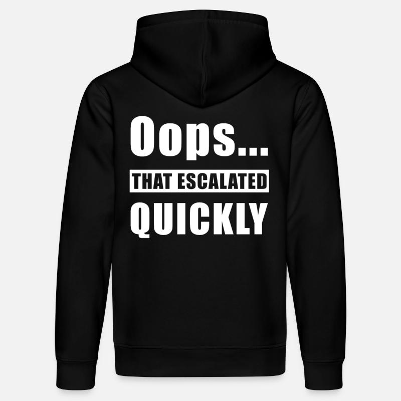 Eskaliert - Stanley/Stella Unisex Bio-Hoodie DRUMMER - Schwarz