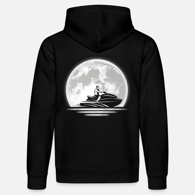 Jet ski - Sweat à capuche bio DRUMMER Stanley/Stella Unisexe - noir