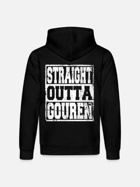 Gouren saying funny - Stanley/Stella DRUMMER Unisex Organic Hoodie - black