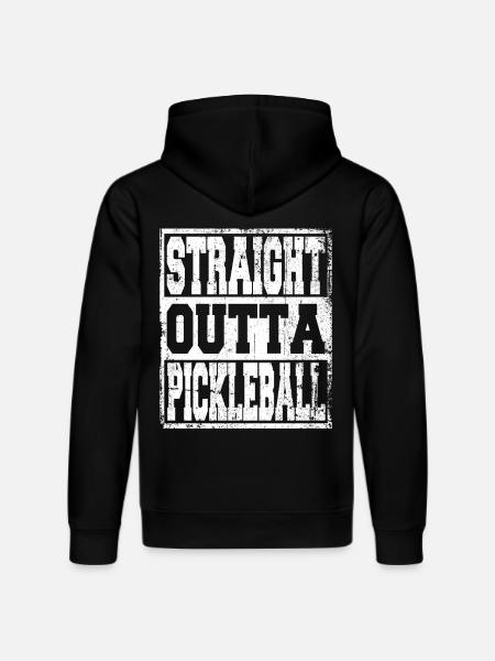 Pickleball saying funny - Stanley/Stella DRUMMER Unisex Organic Hoodie - black