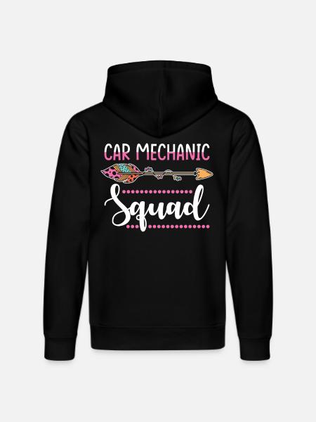 Car mechanic group - Stanley/Stella DRUMMER Unisex Organic Hoodie - black