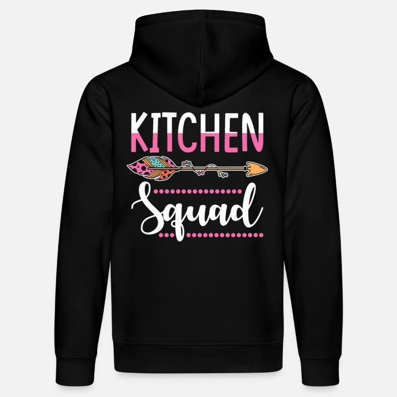 Küchen MItarbeiterin Gruppe - Stanley/Stella Unisex Bio-Hoodie DRUMMER - Schwarz