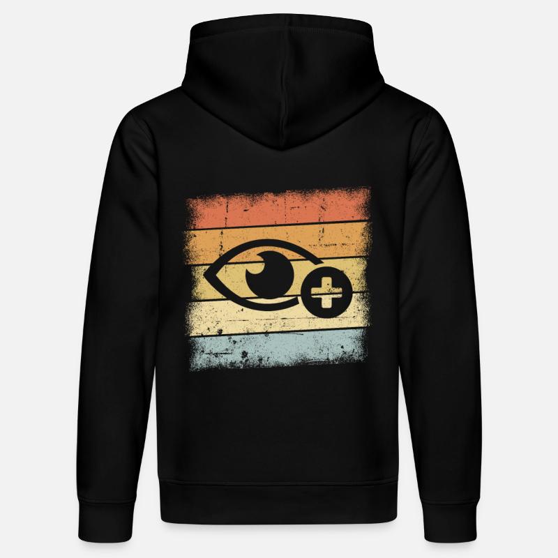 Optiker - Stanley/Stella Unisex Bio-Hoodie DRUMMER  - Schwarz