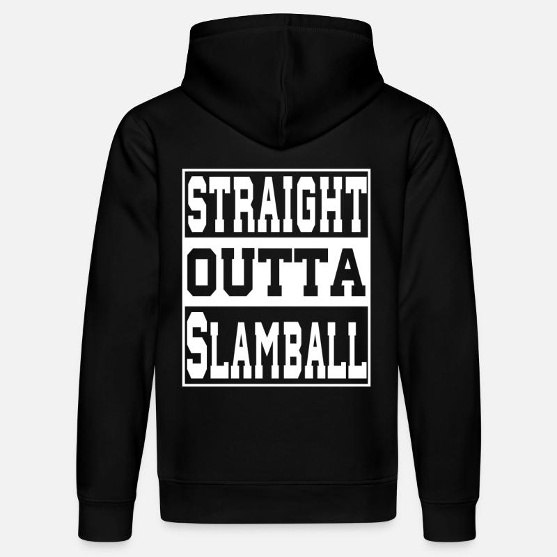 Slamball disant drôle - Sweat à capuche bio DRUMMER Stanley/Stella Unisexe - noir