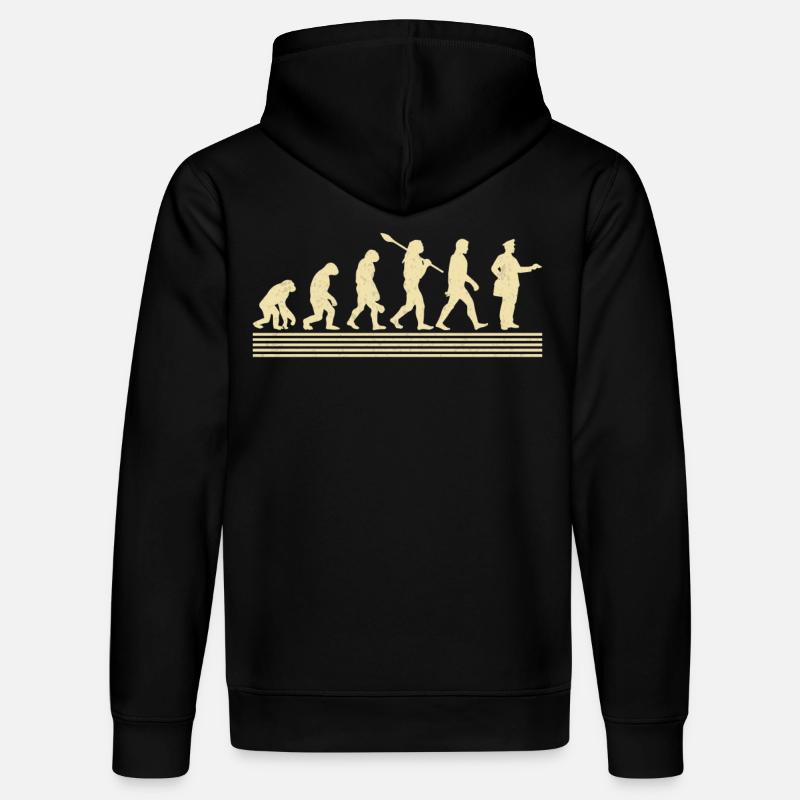 Évolution du facteur - Sweat à capuche bio DRUMMER Stanley/Stella Unisexe - noir