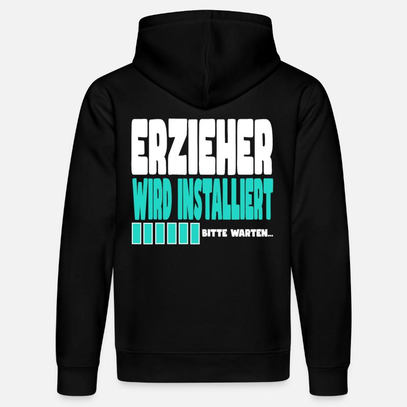Erzieher wird installiert - Stanley/Stella Unisex Bio-Hoodie DRUMMER  - Schwarz