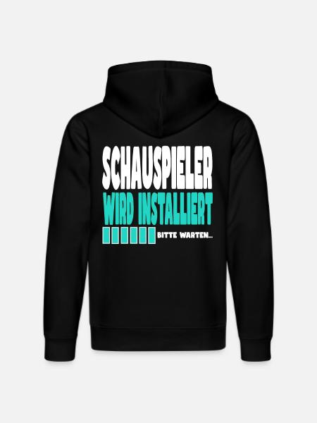 Schauspieler wird installiert - Stanley/Stella Unisex Bio-Hoodie DRUMMER  - Schwarz