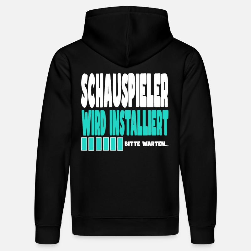 Schauspieler wird installiert - Stanley/Stella Unisex Bio-Hoodie DRUMMER  - Schwarz