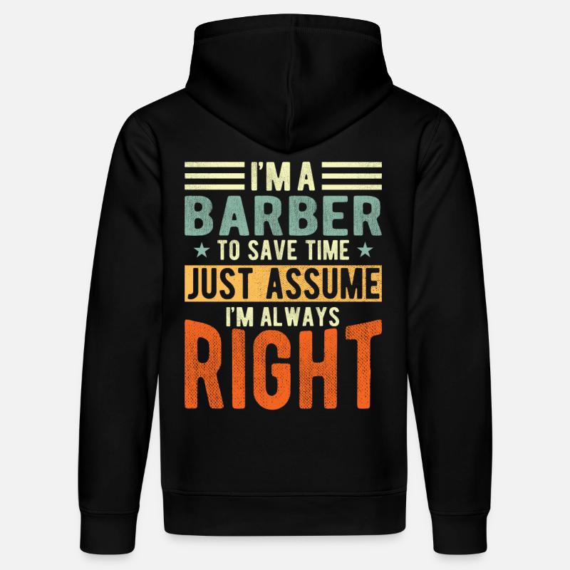 Barbier - Stanley/Stella Unisex Bio-Hoodie DRUMMER  - Schwarz