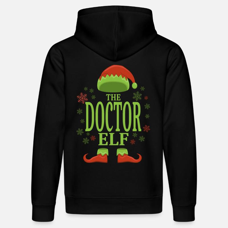 Doktor Weihnachtself - Stanley/Stella Unisex Bio-Hoodie DRUMMER - Schwarz