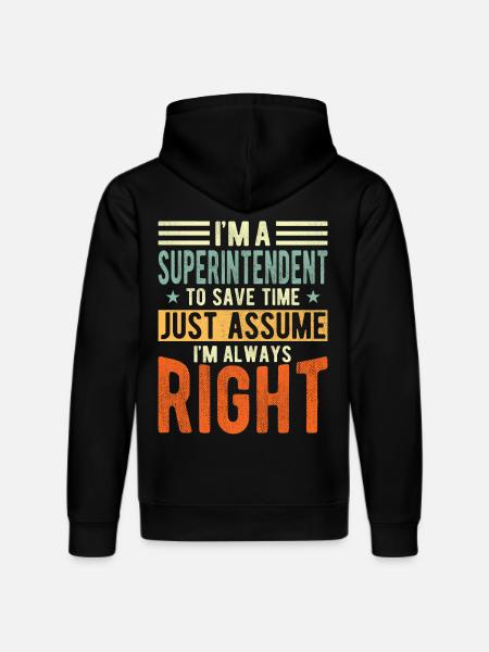 Superintendent - Stanley/Stella DRUMMER Unisex Organic Hoodie - black