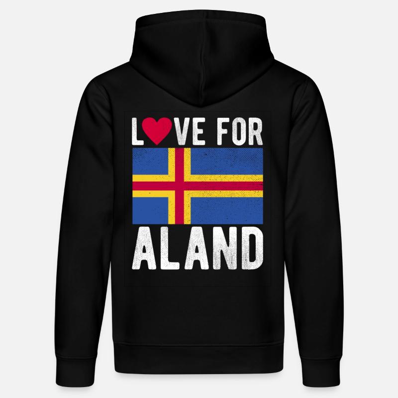 Aland Souvenir - Sweat à capuche bio DRUMMER Stanley/Stella Unisexe - noir