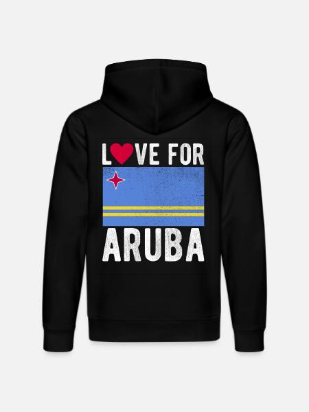 Aruba Souvenir - Stanley/Stella DRUMMER Unisex Organic Hoodie - black