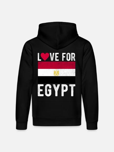 Egypt Souvenir - Stanley/Stella DRUMMER Unisex Organic Hoodie - black