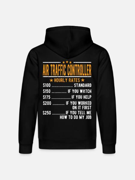 Air traffic controller hourly wage - Stanley/Stella DRUMMER Unisex Organic Hoodie - black