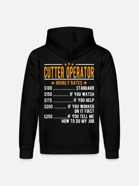 Cutter operator hourly wage - Stanley/Stella DRUMMER Unisex Organic Hoodie - black