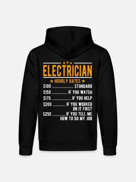 Electrician hourly wage - Stanley/Stella DRUMMER Unisex Organic Hoodie - black