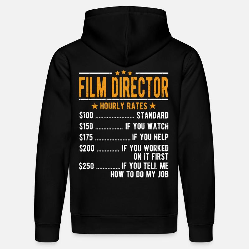 Directeur Salaire horaire - Sweat à capuche bio DRUMMER Stanley/Stella Unisexe - noir