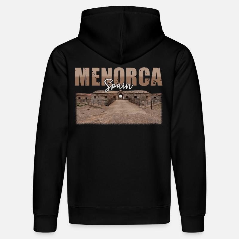 Menorca Spanien Souvenir - Stanley/Stella Unisex Bio-Hoodie DRUMMER  - Schwarz