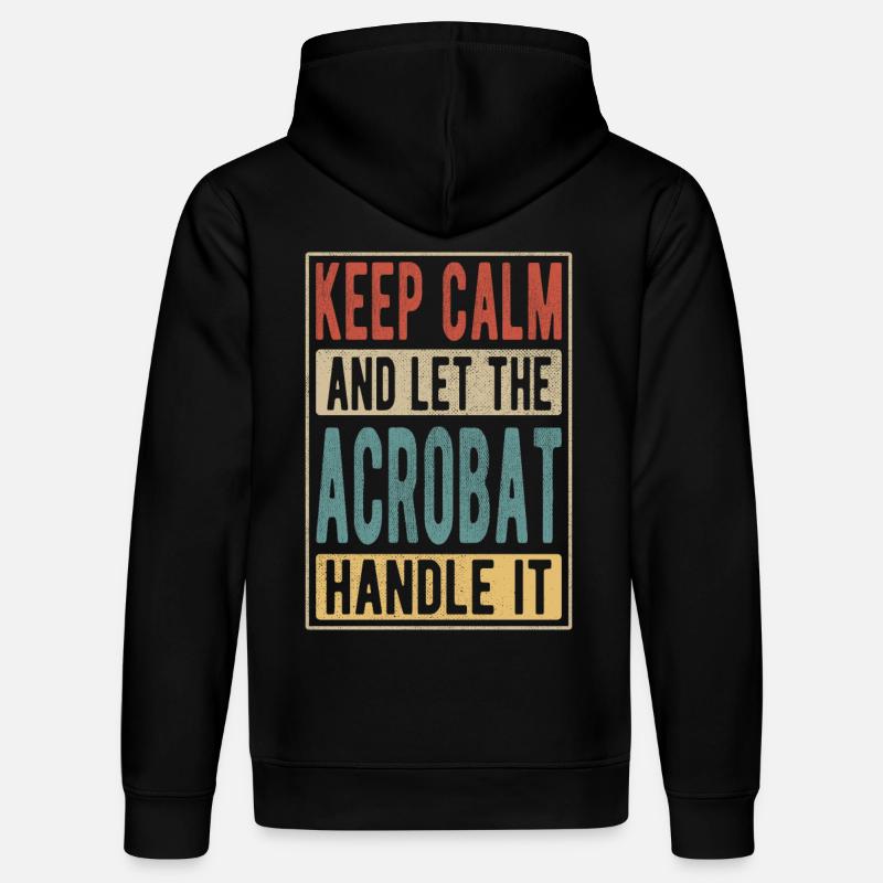 Akrobat Retro Geschenk - Stanley/Stella Unisex Bio-Hoodie DRUMMER  - Schwarz