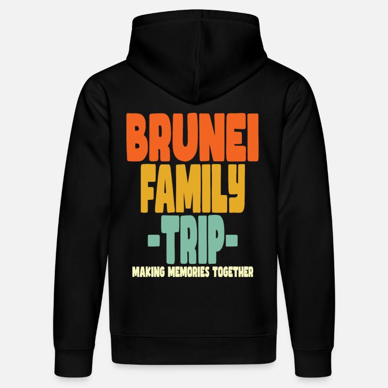 Vacances en famille au Brunei - Sweat à capuche bio DRUMMER Stanley/Stella Unisexe - noir