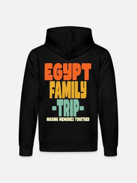 Egypt Family Trip Holidays - Stanley/Stella DRUMMER Unisex Organic Hoodie - black
